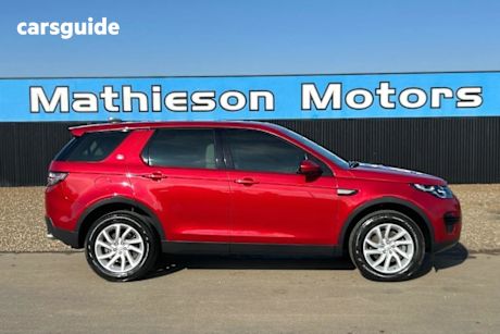 Red 2016 Land Rover Discovery Sport Wagon TD4 150 SE 5 Seat