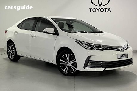 White 2019 Toyota Corolla Sedan SEDAN SX 1.8L PETROL AUTO CVT