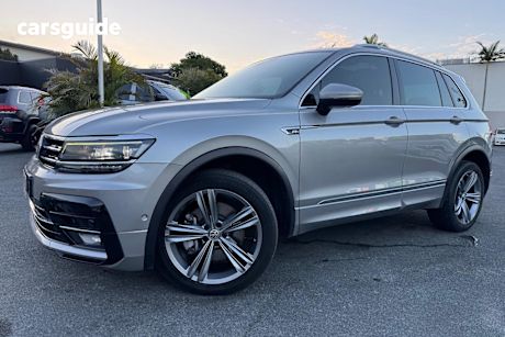 Silver 2019 Volkswagen Tiguan Wagon 132 TSI R-Line Edition