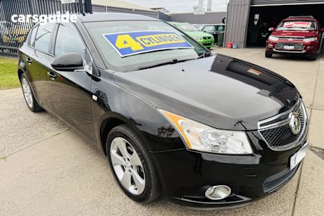 Black 2014 Holden Cruze Hatchback Equipe