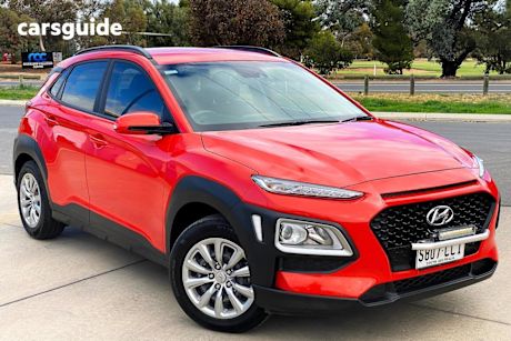 Orange 2019 Hyundai Kona Wagon GO (fwd)
