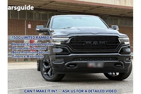 Black 2021 Ram 1500 Crew Cab Utility Limited Rambox Launch ED (hyb)