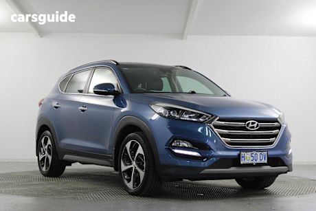 Blue 2016 Hyundai Tucson Wagon HIGHLANDER 4X4