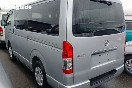 Silver 2023 Toyota Hiace Commercial