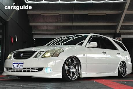 White 2003 Toyota Mark II Wagon iR-V Blit 4dr Wagon 4sp Auto 2.5T