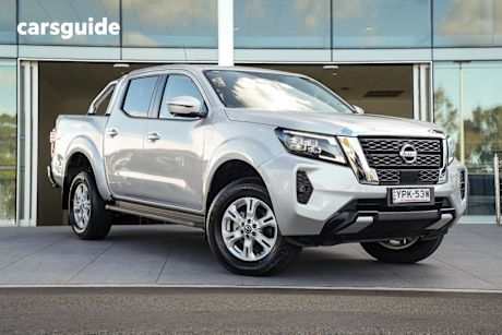 Silver 2025 Nissan Navara Dual Cab Pick-up ST (4X4)