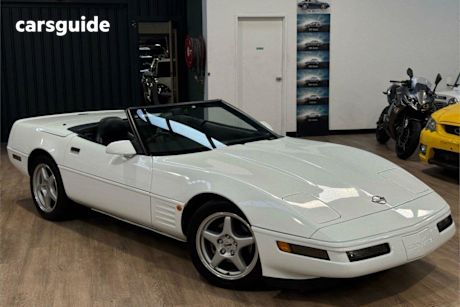White 1995 Chevrolet Corvette Convertible