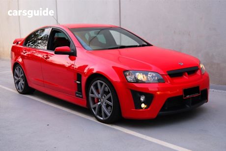 Red 2006 HSV GTS Sedan