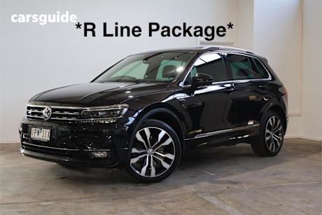 Black 2019 Volkswagen Tiguan Wagon 162 TSI Highline