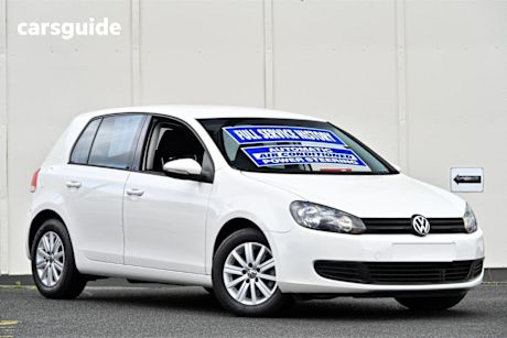 White 2012 Volkswagen Golf Hatchback 90 TSI Trendline