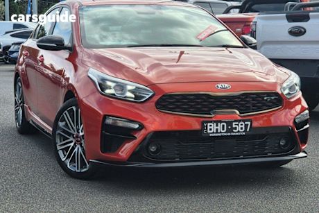 Orange 2020 Kia Cerato Sedan GT Safety Pack