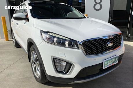 White 2016 Kia Sorento Wagon Platinum (4X4)