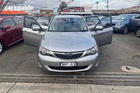 Silver 2008 Subaru Impreza Hatchback RX (awd)