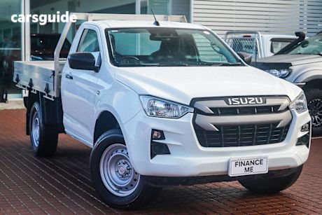 White 2021 Isuzu D-MAX Cab Chassis SX (4X2) High-Ride