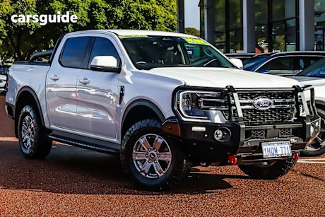 White 2022 Ford Ranger Ute Tray XLT 4X4