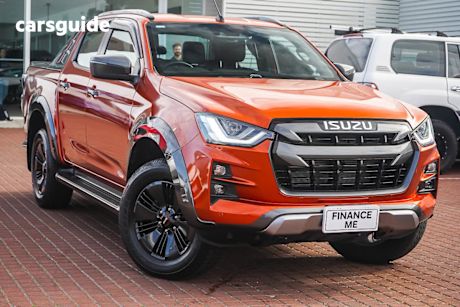 Orange 2020 Isuzu D-MAX Crew Cab Utility X-Terrain (4X4)