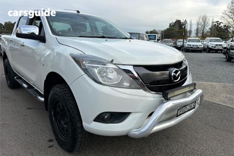 White 2016 Mazda BT-50 Dual Cab Utility XTR (4X2)