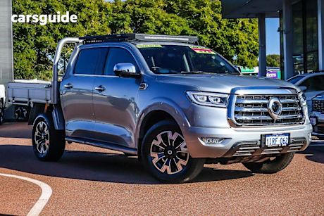 Silver 2022 GWM UTE Ute Tray Cannon-L Cab Chassis CC