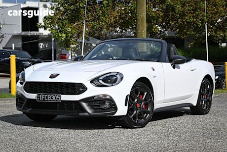 White 2017 Abarth 124 Roadster Spider