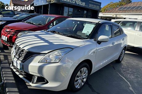White 2017 Suzuki Baleno Hatchback GL