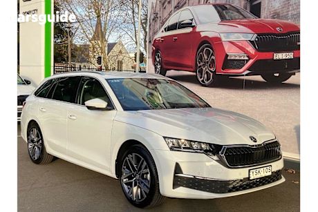 White 2025 Skoda Octavia Wagon 110TSI SELECT F