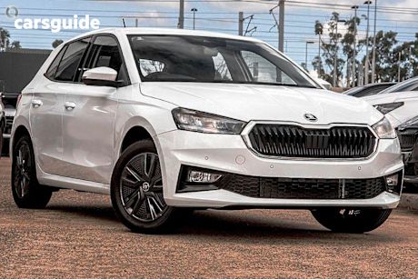 White 2025 Skoda Fabia Hatch 85TSI SELECT F