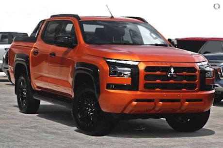 Orange 2024 Mitsubishi Triton Double Cab Pick Up GSR (4X4) 1T Payload