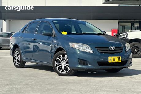 Blue 2007 Toyota Corolla Sedan Ascent