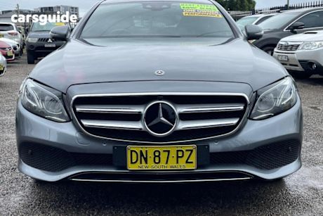 Grey 2018 Mercedes-Benz E450 Sedan 4MATIC 213 MY19
