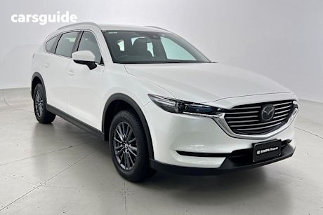White 2019 Mazda CX-8 Wagon Sport (fwd) (5YR)