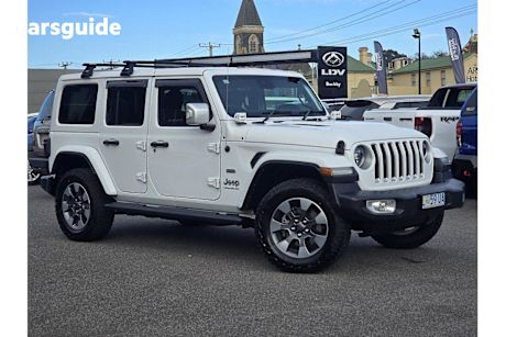 White 2023 Jeep Wrangler SUV UNLIMITED OVERLAND 4X4