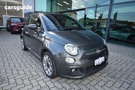 Grey 2016 Fiat 500 Hatchback Lounge
