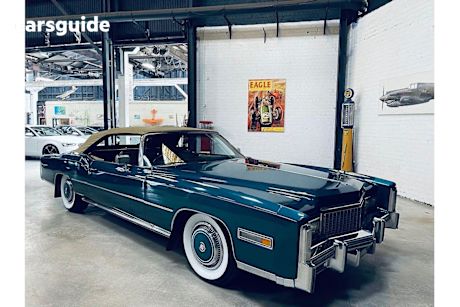 Blue 1976 Cadillac Eldorado Convertible