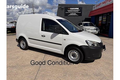 White 2011 Volkswagen Caddy Commercial TDI250 F