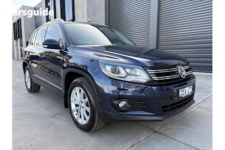 Blue 2012 Volkswagen Tiguan Wagon 155TSI 4WD