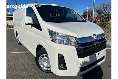 White 2021 Toyota Hiace Van LWB (4 Door Option)