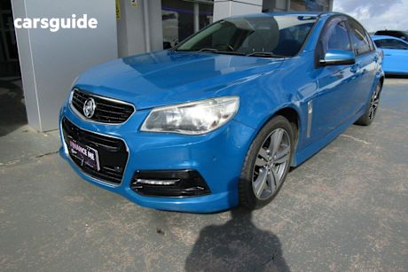 Blue 2014 Holden Commodore Sedan SV6