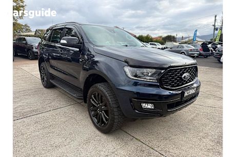 Blue 2020 Ford Everest Wagon Sport (4WD)