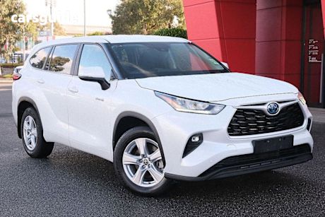 White 2023 Toyota Kluger Wagon GX Hybrid AWD