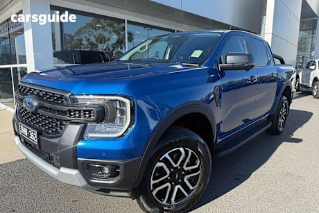 Blue 2024 Ford Ranger Double Cab Pick Up Sport 2.0 (4X4)