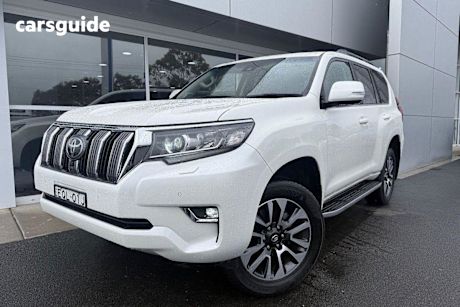 White 2021 Toyota Landcruiser Prado Wagon VX