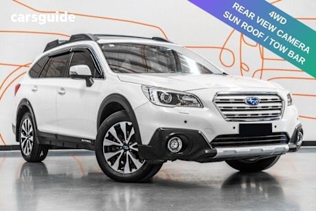 White 2018 Subaru Outback Wagon 2.0D Premium