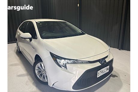 White 2022 Toyota Corolla Sedan Ascent Sport Hybrid