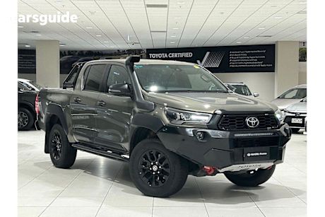 Brown 2021 Toyota Hilux Double Cab Pick Up Rugged X (4X4)