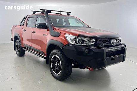 Red 2019 Toyota Hilux Double Cab Pick Up Rugged X (4X4)