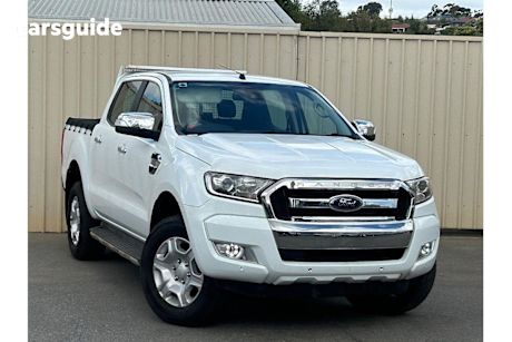 White 2018 Ford Ranger Ute Tray XLT 4X4