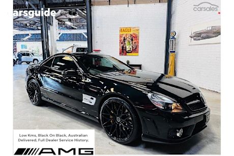 Black 2008 Mercedes-Benz SL63 Convertible AMG