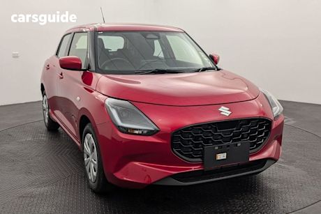Red 2025 Suzuki Swift Hatchback Hybrid