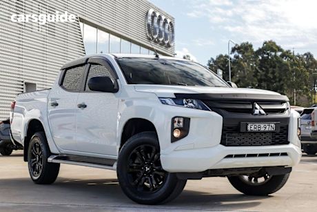 White 2021 Mitsubishi Triton Double Cab Pick Up GLX-R (4X4)
