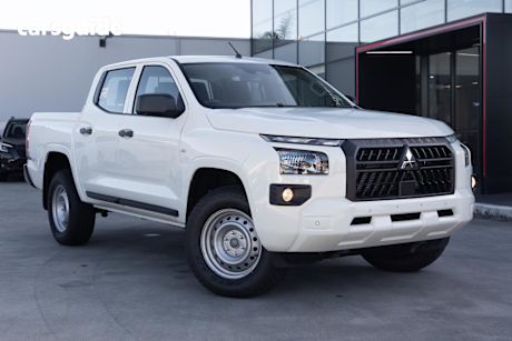 White 2024 Mitsubishi Triton Double Cab Pick Up GLX (4X4)